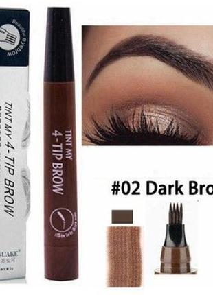 Маркер для очей з ефектом микроблейдинга aiyi tint 4-tip brow №2