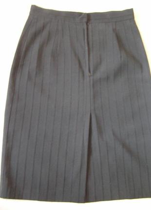 Классическая прямая черная юбка2 фото