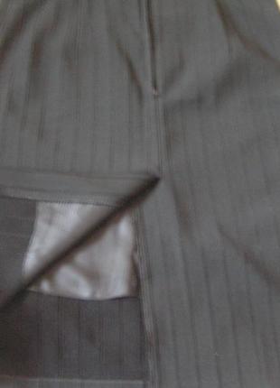 Классическая прямая черная юбка3 фото