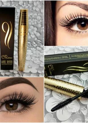 Туш для вій miss madonna lash queen fatal blaks 12ml