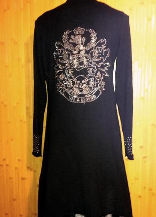 Класнючий летний кардиган с серебристыми паетками,46-48-50разм,rainbow,оае,пог-47-55см..