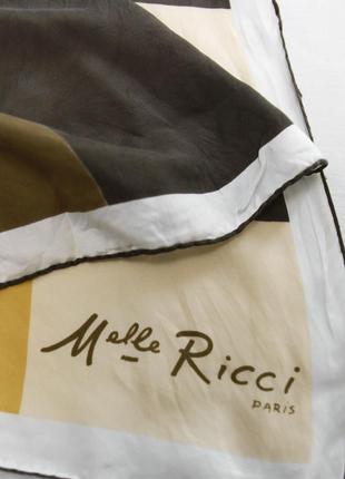 Винтажный шелковый платок mademoiselle ricci6 фото
