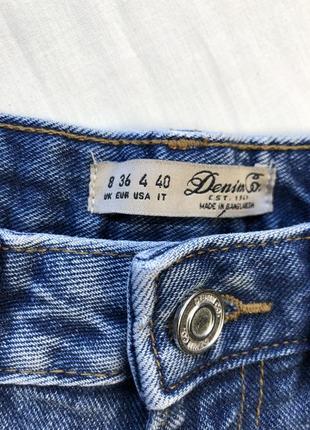 Крутые джинсовые шорты с высокой посадкой denim4 фото