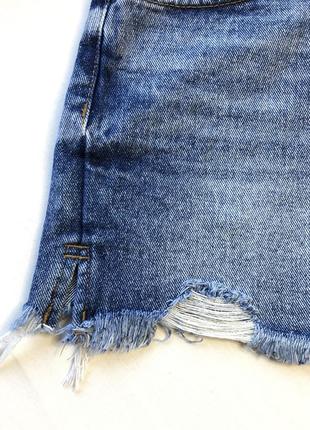 Крутые джинсовые шорты с высокой посадкой denim2 фото