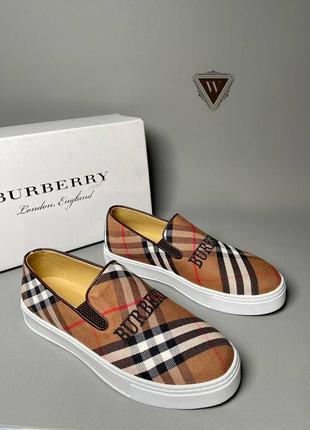 Мокасины burberry