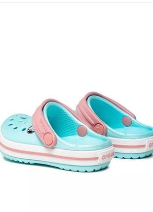 Крокси crocs crocband clog ice blue c11, c12, c13, j12 фото