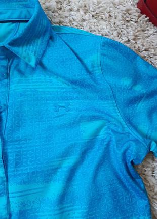 Яркая спортивная футболка поло, under armour , p.38-404 фото