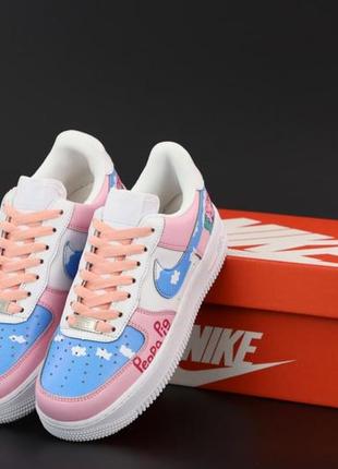 Женские кроссовки nike air force 1 low pink white 39-40