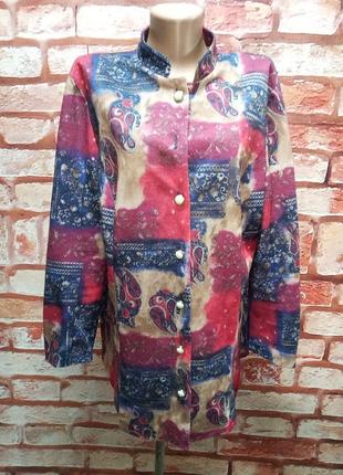 Пиджак легкий пестрый canda винтажный 80-90е2 фото