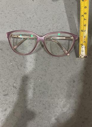 Рожева оправа для окулярів очки6 фото