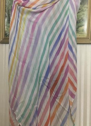 Парео накидка в смужку, модал, love&lore