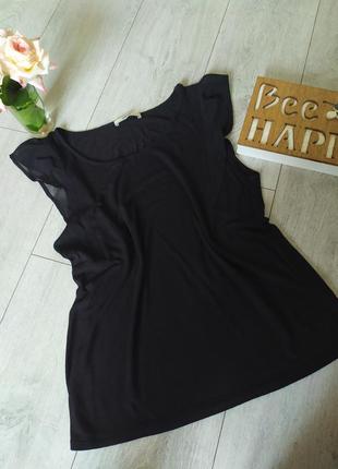 Чорна футболка, майка, блузка.1 фото