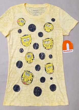 Nickelodeon, жіноча літня футболка жовтого кольору, р. m3 фото
