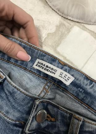 Стильные джинсы с вышивкой zara5 фото