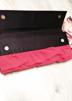 Великий клатч. рожевий жіночий клатч 5