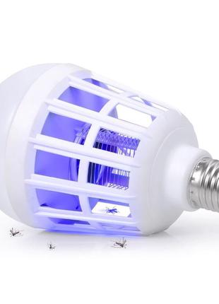 Лампа zappp light світлодіодна антимоскітна проти комарів відлякувач від москітів знищувач мошкари1 фото