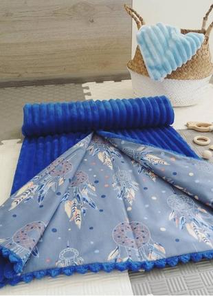 Красивий плед-конверт на виписку та для прогулянок