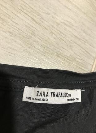 Топ футболка с переплётом zara3 фото