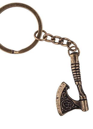Брелок амулет бойовий сокира вікінга бронзове покриття / брелок амулет бойовий сокира вікінга бронзове покриття 3x1 см