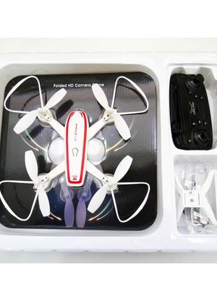 Квадрокоптер qy66-r2a/r02 wifi с камерой, дрон на радиоуправлении с камерой и подсветкой