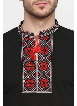 Чоловіча трикотажна сорочка вишиванка, розмір s, 2xl, 3xl4 фото