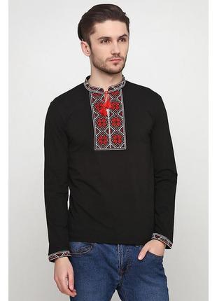 Чоловіча трикотажна сорочка вишиванка, розмір s, 2xl, 3xl
