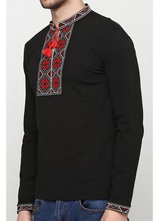 Чоловіча трикотажна сорочка вишиванка, розмір s, 2xl, 3xl2 фото