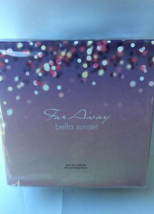 Парфюмерная вода far away bella sunset avon для женщин