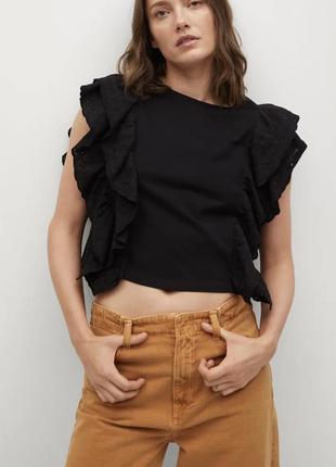 Футболка блуза mango xs s