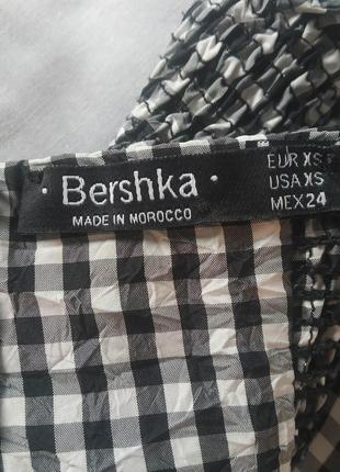 Топ bershka в клетку2 фото