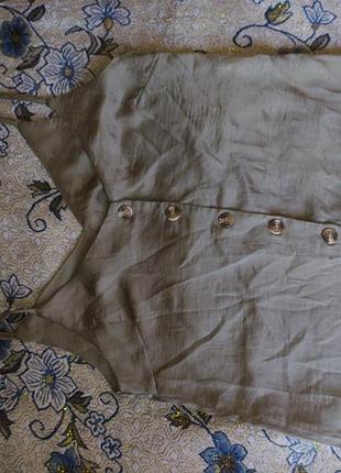 Майка/топ женский цвета хаки, оливковый