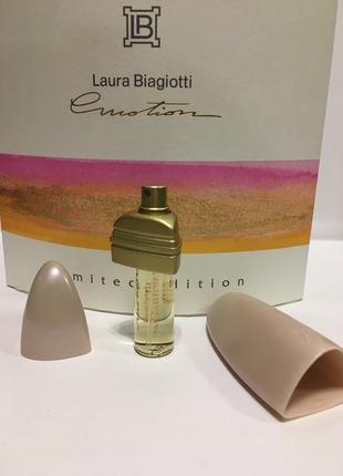 Laura biagiotti emotion винтажная парфюмированная вода оригинал7 фото