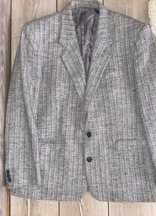 Пиджак, полушерстяной пиджак, піджак шерсть topman xl-xxl 56-58р5 фото