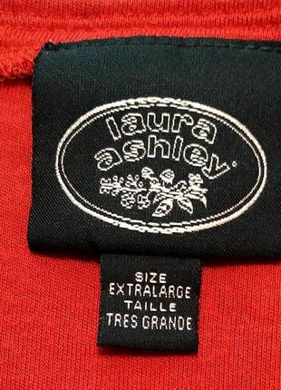 Laura ashley 100% tencel замечательный топ/футболка терракотового цвета4 фото