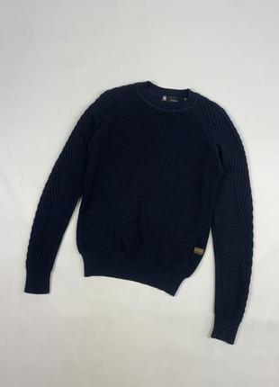 Мужской свитер кофта g star raw muzaki r knit l/s xs