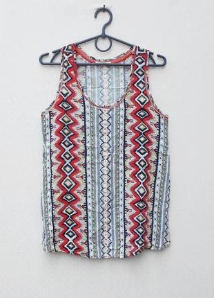 Летняя блузка в орнамент из вискозы