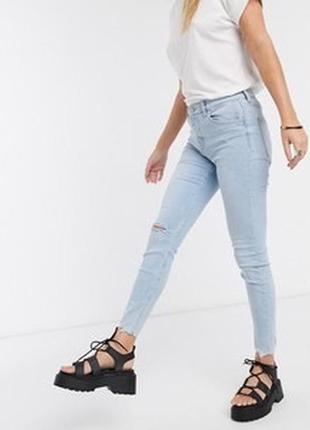 Джинсы с высокой посадкой от cropp