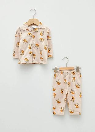 1-2/4 - 5 лет новая фирменная детская пижама пижамный комплект премиум класс winnie the pooh disney