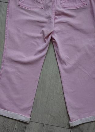 Розовые джинсовые капри2 фото