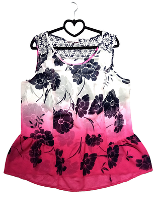 💖 роскошный комплект блуза без рукавов с топом per una батал