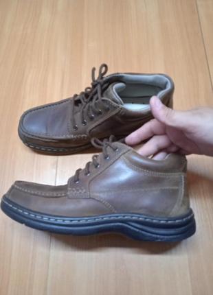 Осінні чоловічі черевики 40 р,натуральна шкіра1 фото