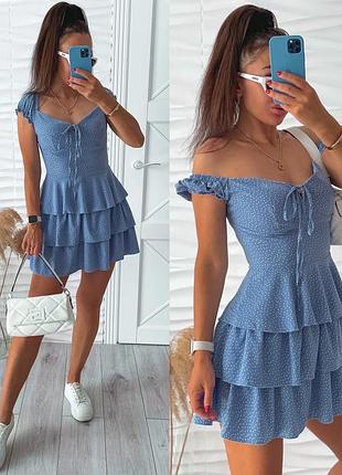 Платье. цвета : черный,белый,голубой,красный. ткань: софт.