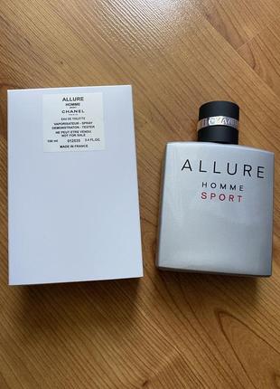 Chanel allure homme sport (тестер) 100 ml.