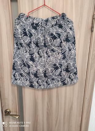 Лёгкая натуральная летняя юбка