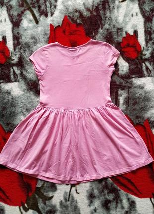 Розове ,літнє плаття з мінні для дівчинки 5-6 років-disney4 фото