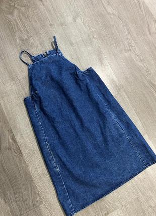 Стильный джинсовый сарафан платье от topshop moto4 фото
