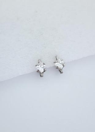 Срібні сережки родовані