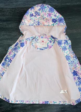 Легкая куртка,  цветочная ветровка george, 4-5 лет3 фото