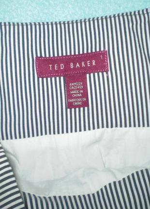 Жіноча літня пишна спідниця ted baker s 44р. смужка, бавовна5 фото