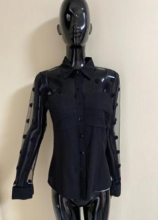 Сорочка прозорий рукав